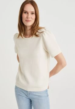 WE FASHION T-Shirt Basic - Weiß