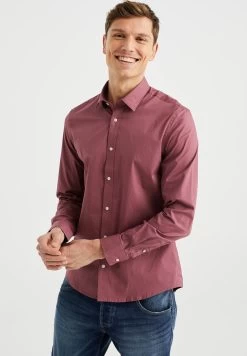WE FASHION Met Stretch - Zakelijk Overhemd - Red