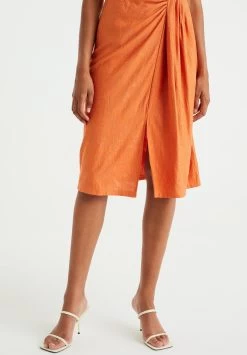WE FASHION A-Lijn Rok - Orange