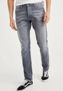 WE FASHION Met Stretch - Slim Fit Jeans - Grey