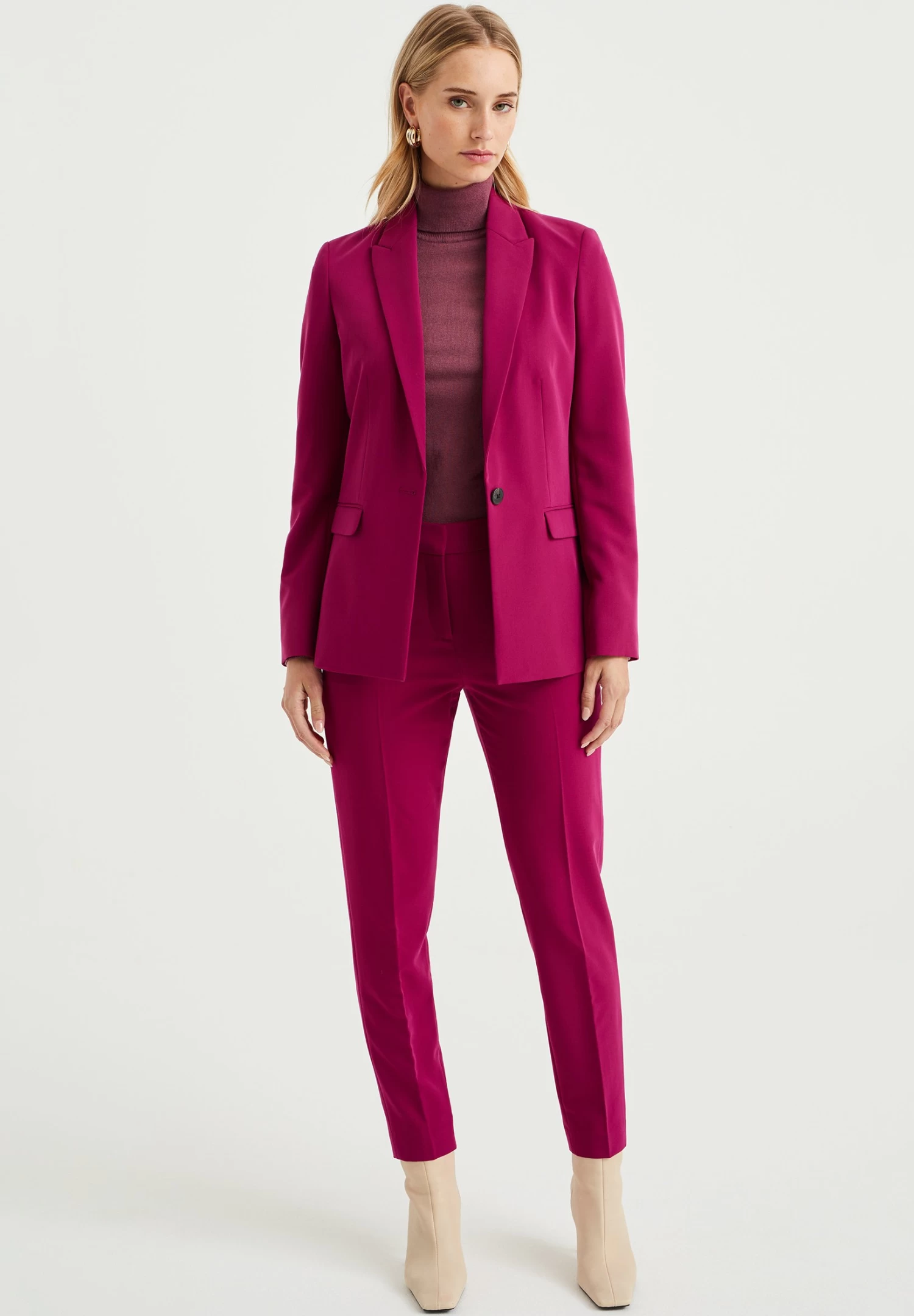 WE FASHION Nauwsluitende - Marly - Blazer - Violet - Afbeelding 2