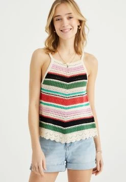 WE FASHION Gebreide - Top - Multi Coloured