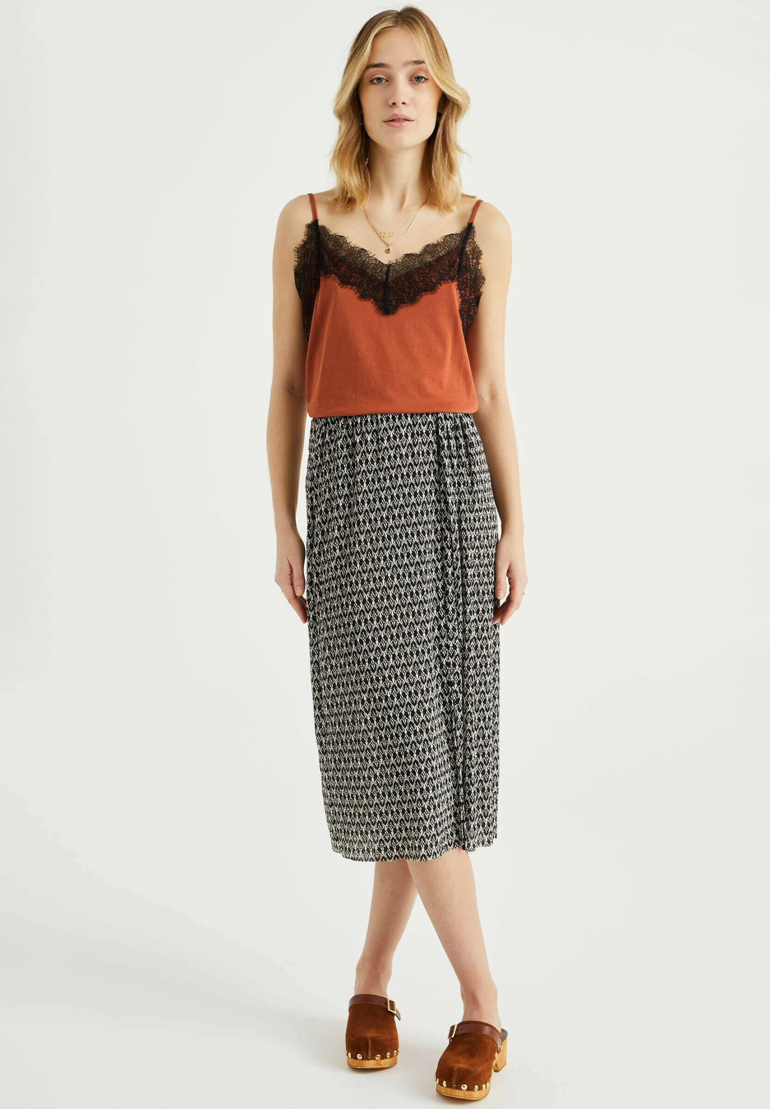 WE FASHION Met Dessin - A-Lijn Rok - Black - Afbeelding 2