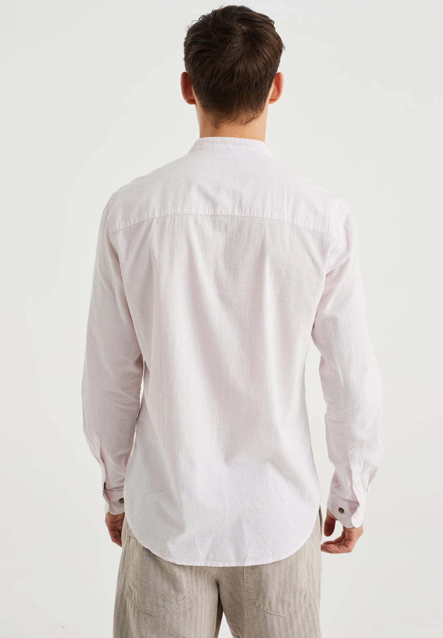 WE FASHION Met Structuur - Overhemd - Pink - Afbeelding 3