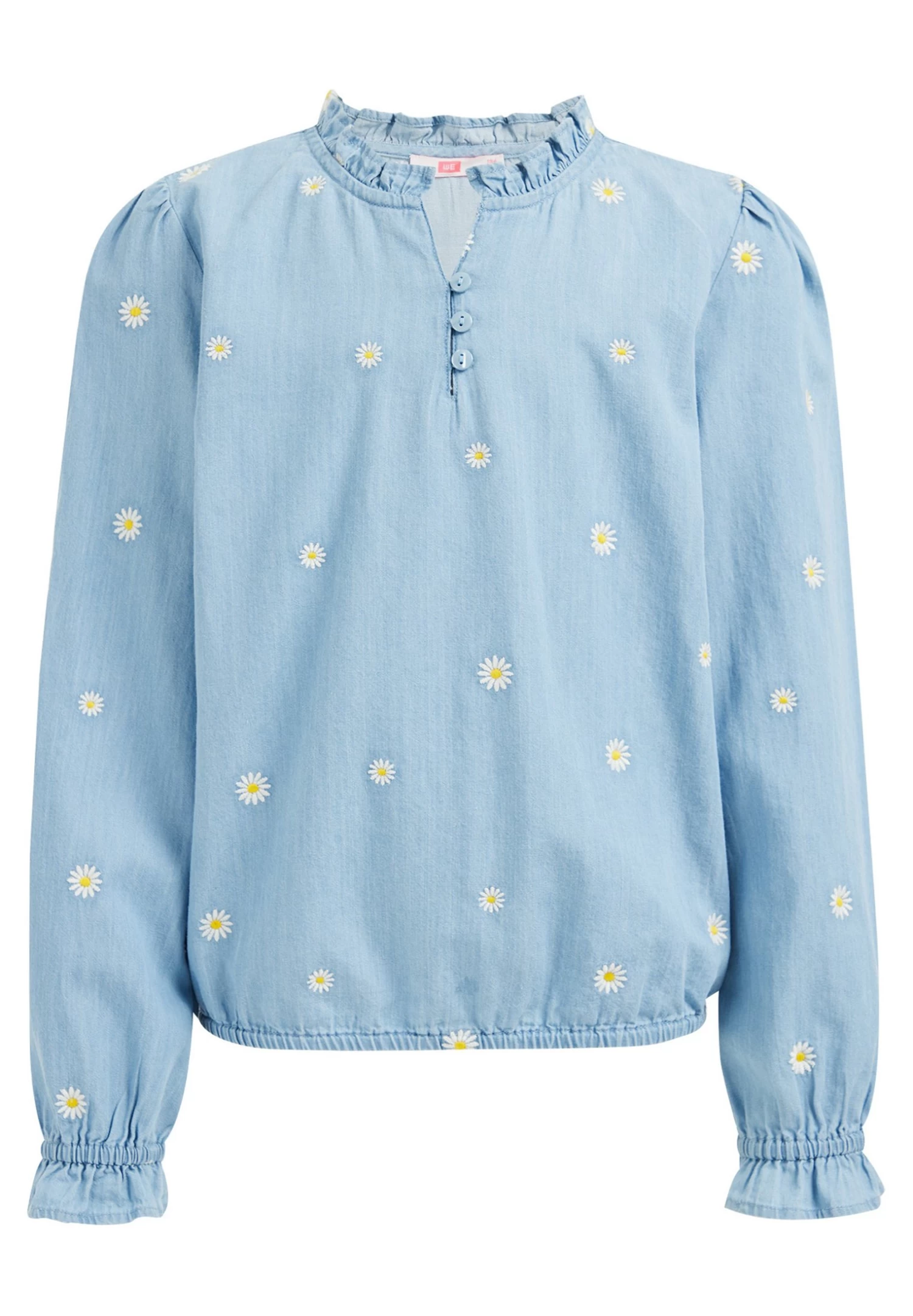 WE FASHION Met Embroideries - Blouse - Blue - Afbeelding 4