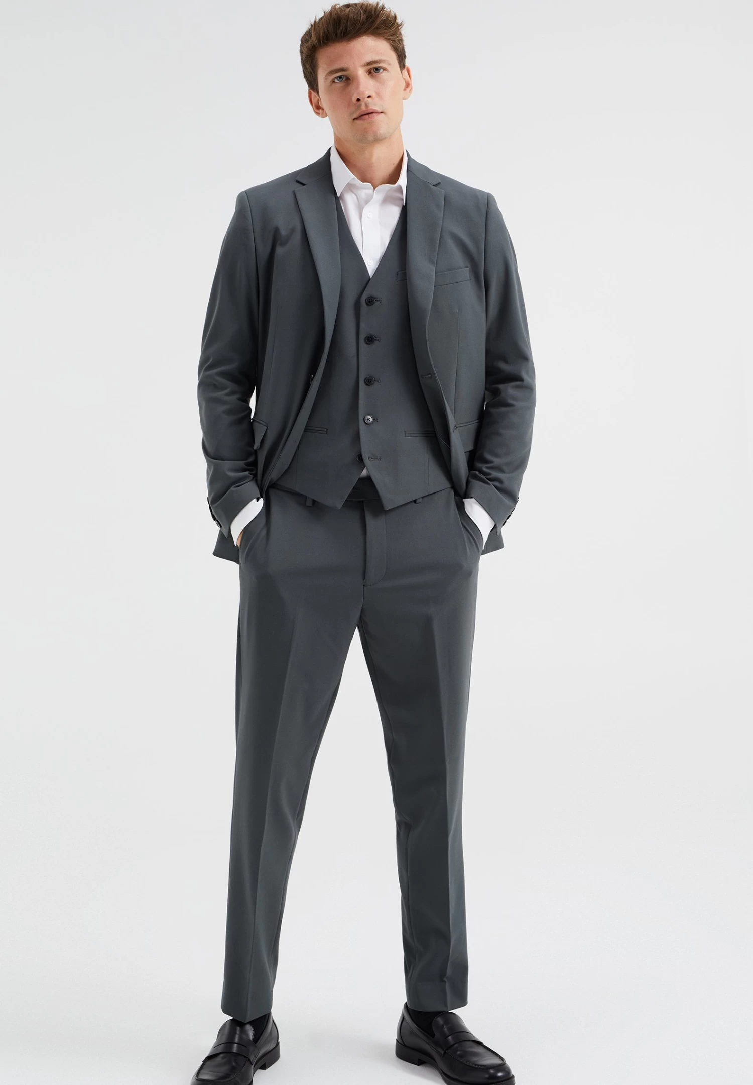 WE FASHION Taro - Pantalon - Grey - Afbeelding 2