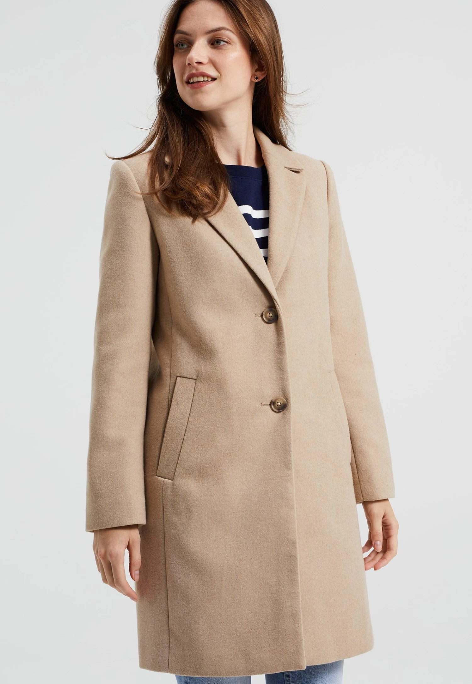 WE FASHION Mantel - Beige