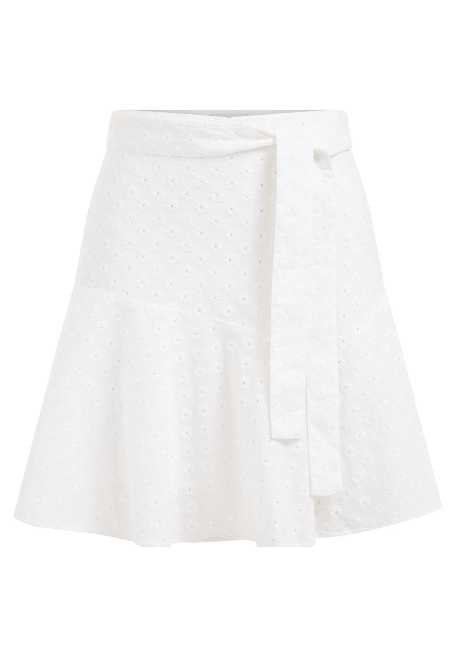 WE FASHION Skort Met Broderie Anglaise - A-Lijn Rok - White - Afbeelding 6