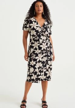 WE FASHION Curve - Jurk - Schwarz