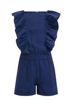 WE FASHION Met Ruches - Jumpsuit - Blue