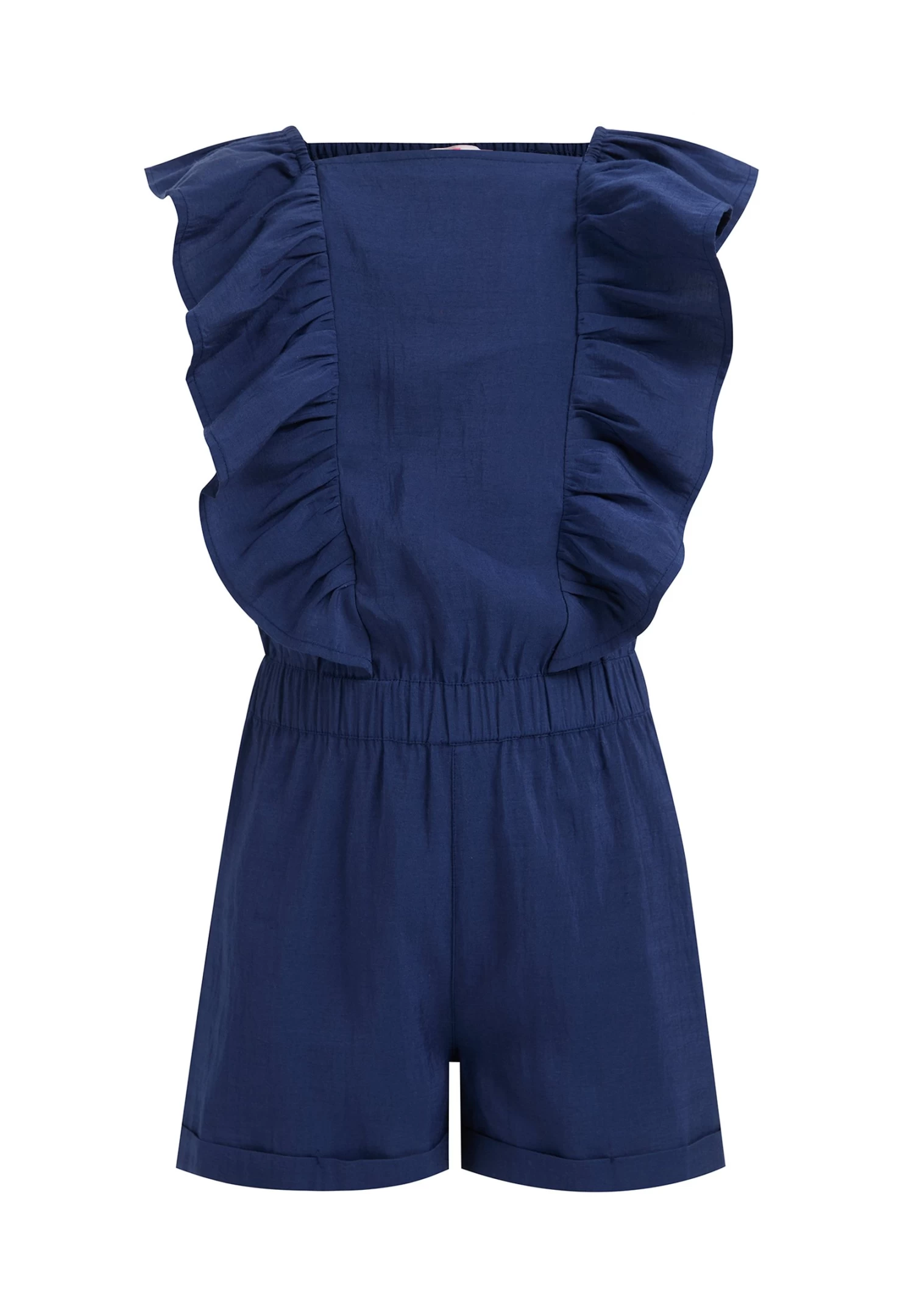 WE FASHION Met Ruches - Jumpsuit - Blue