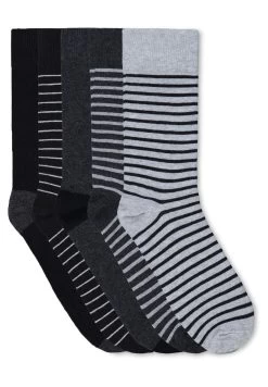 WE FASHION 5 Pack - Sokken - Grey