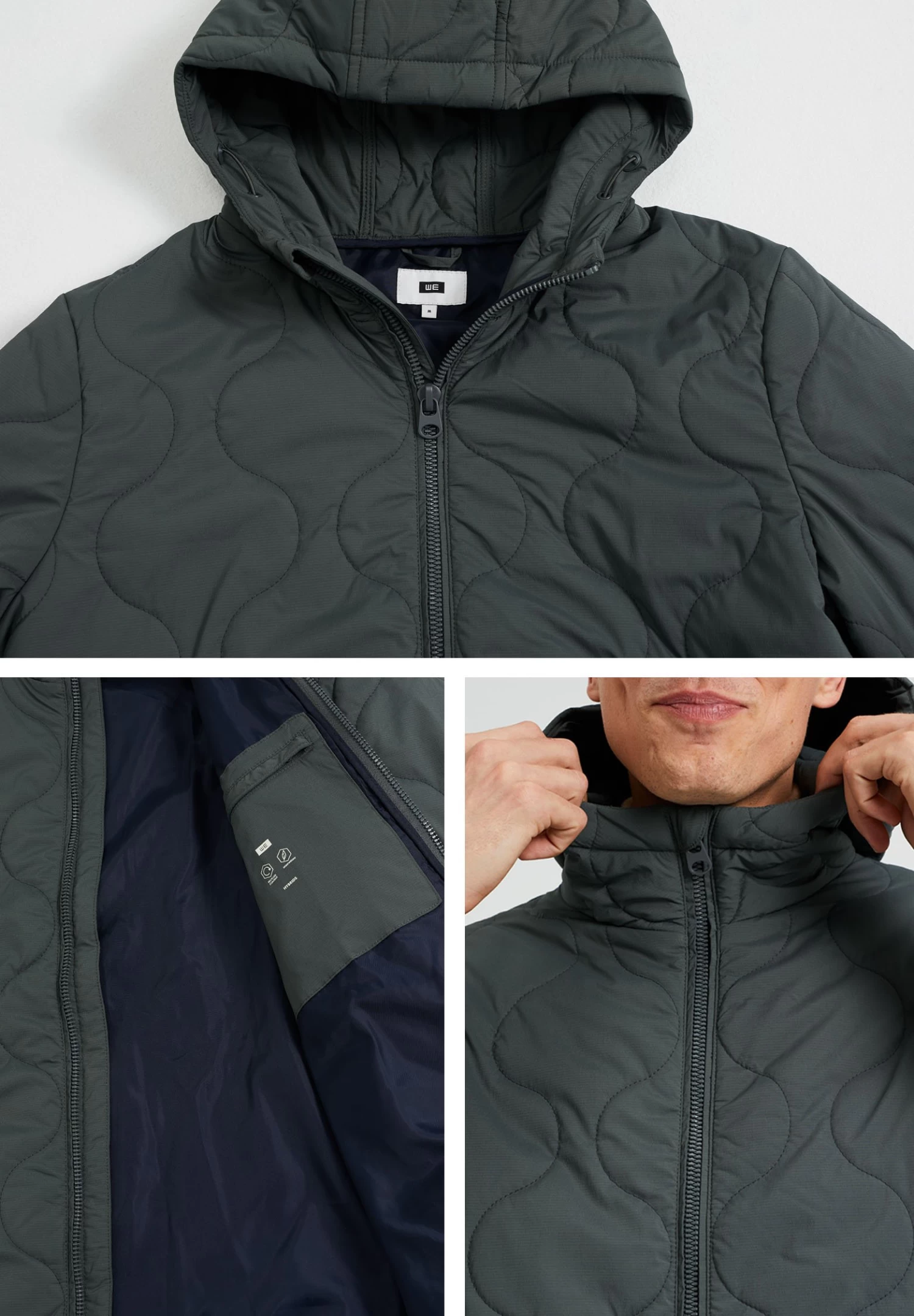 WE FASHION Winterjas - Green - Afbeelding 4