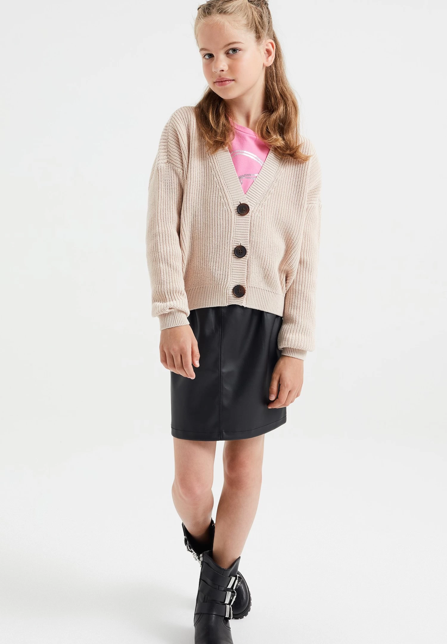 WE FASHION Vest - Beige