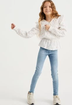 WE FASHION Met Dessin - Blouse - White