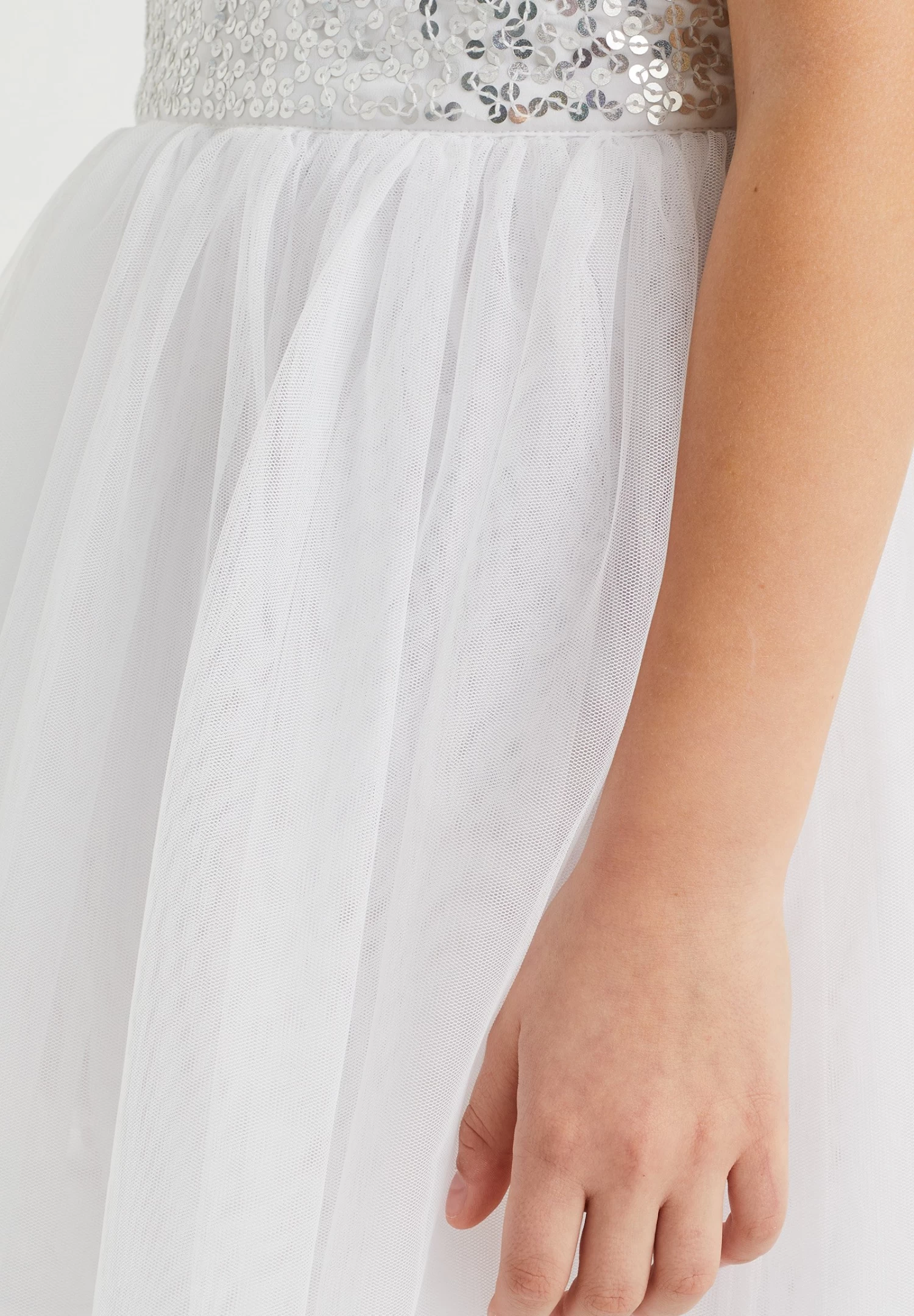 WE FASHION Met Pailletten - Cocktailjurk - White - Afbeelding 3