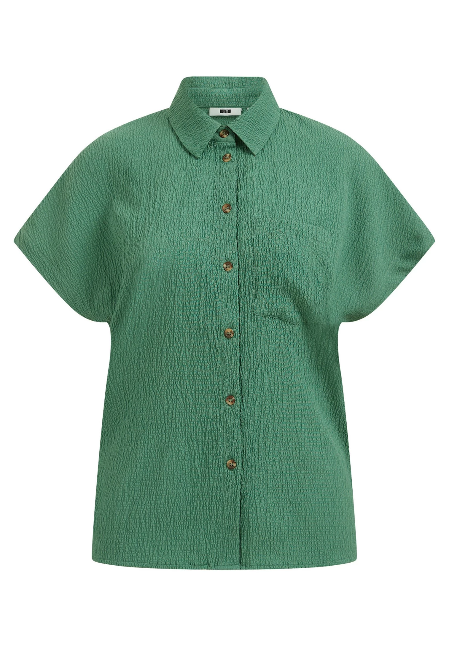 WE FASHION Met Structuur - Overhemdblouse - Green - Afbeelding 5