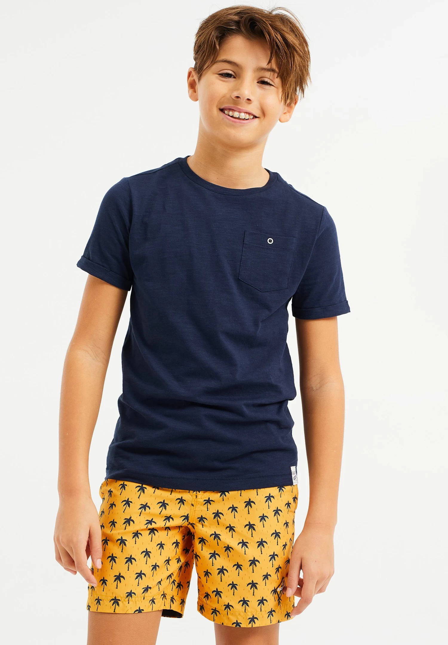 WE FASHION T-Shirt Basic - Dark Blue