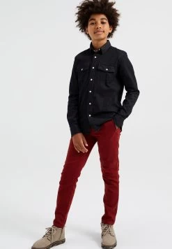 WE FASHION Slim Fit - Chino - Red