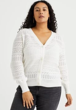 WE FASHION Met Opengewerkt DessinCurve - Vest - White