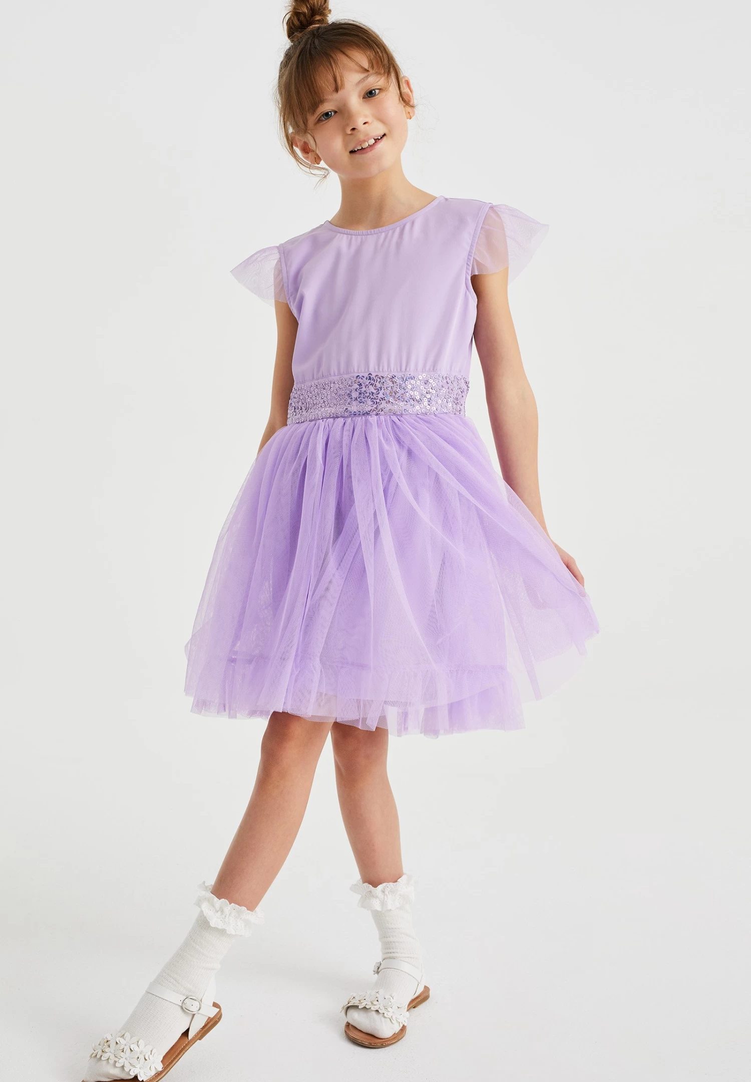 WE FASHION Met Pailletten - Cocktailjurk - Violet