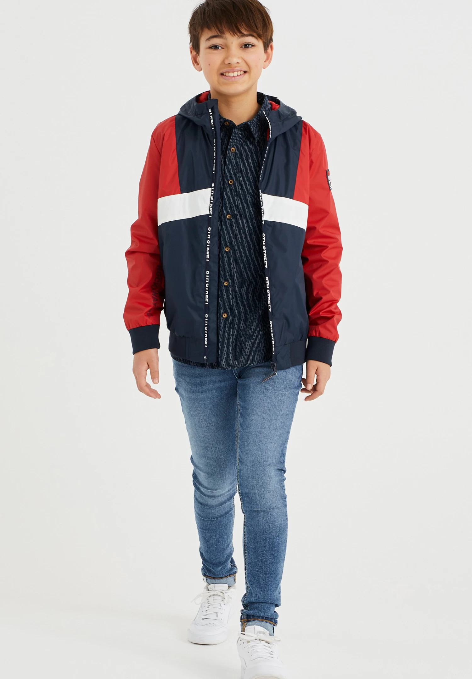 WE FASHION Met Stretch - Jeans Skinny Fit - Blue