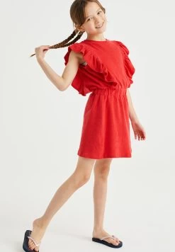 WE FASHION Jurk - Red