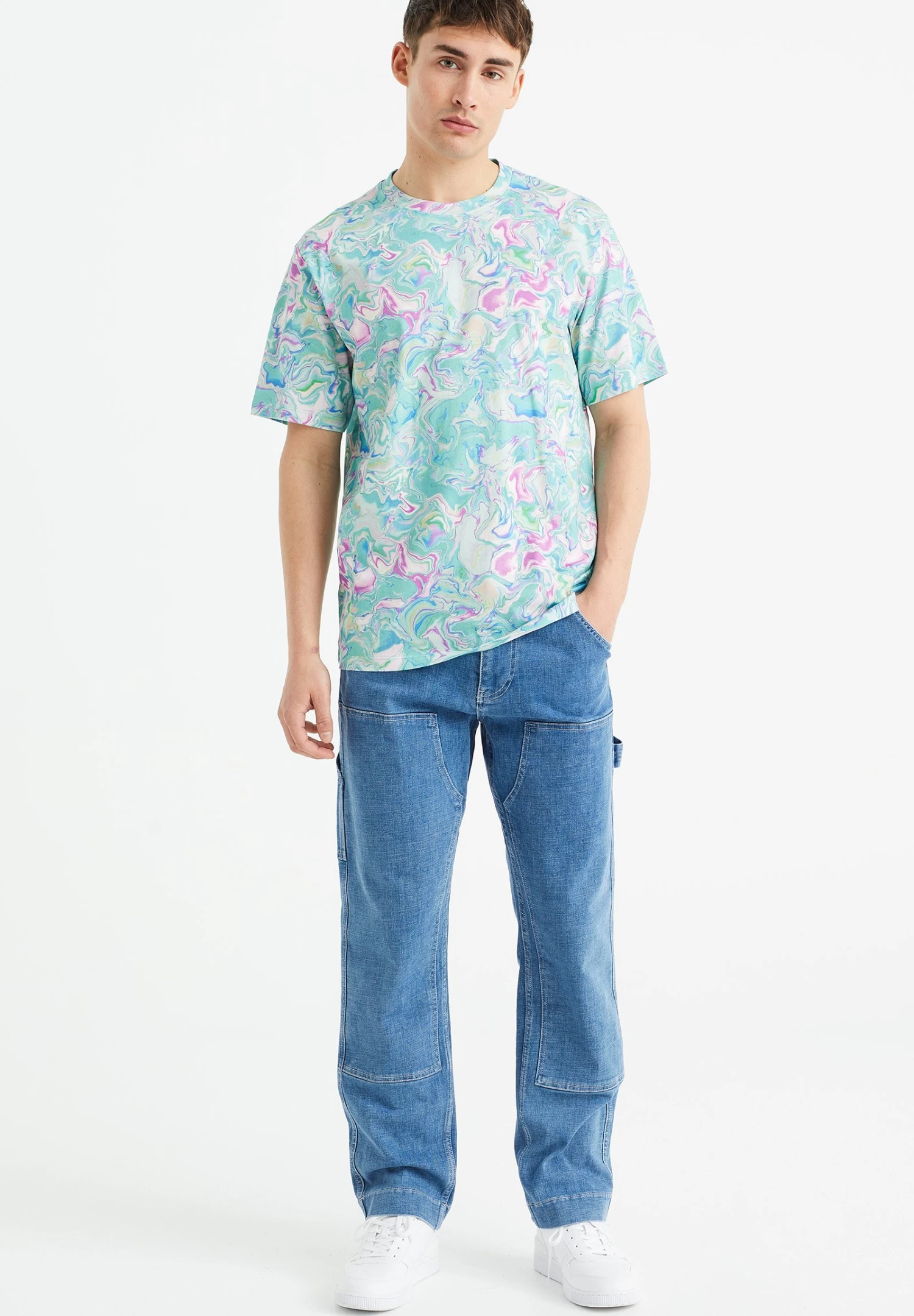 WE FASHION Met Dessin - T-Shirt Print - Multi Coloured - Afbeelding 2