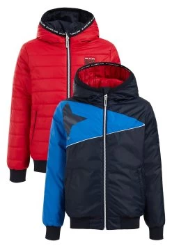 WE FASHION Reversible Jas Met Tapedetail - Lichte Jas - Red