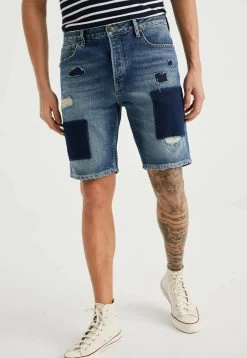 WE FASHION Jeansshort - Blue