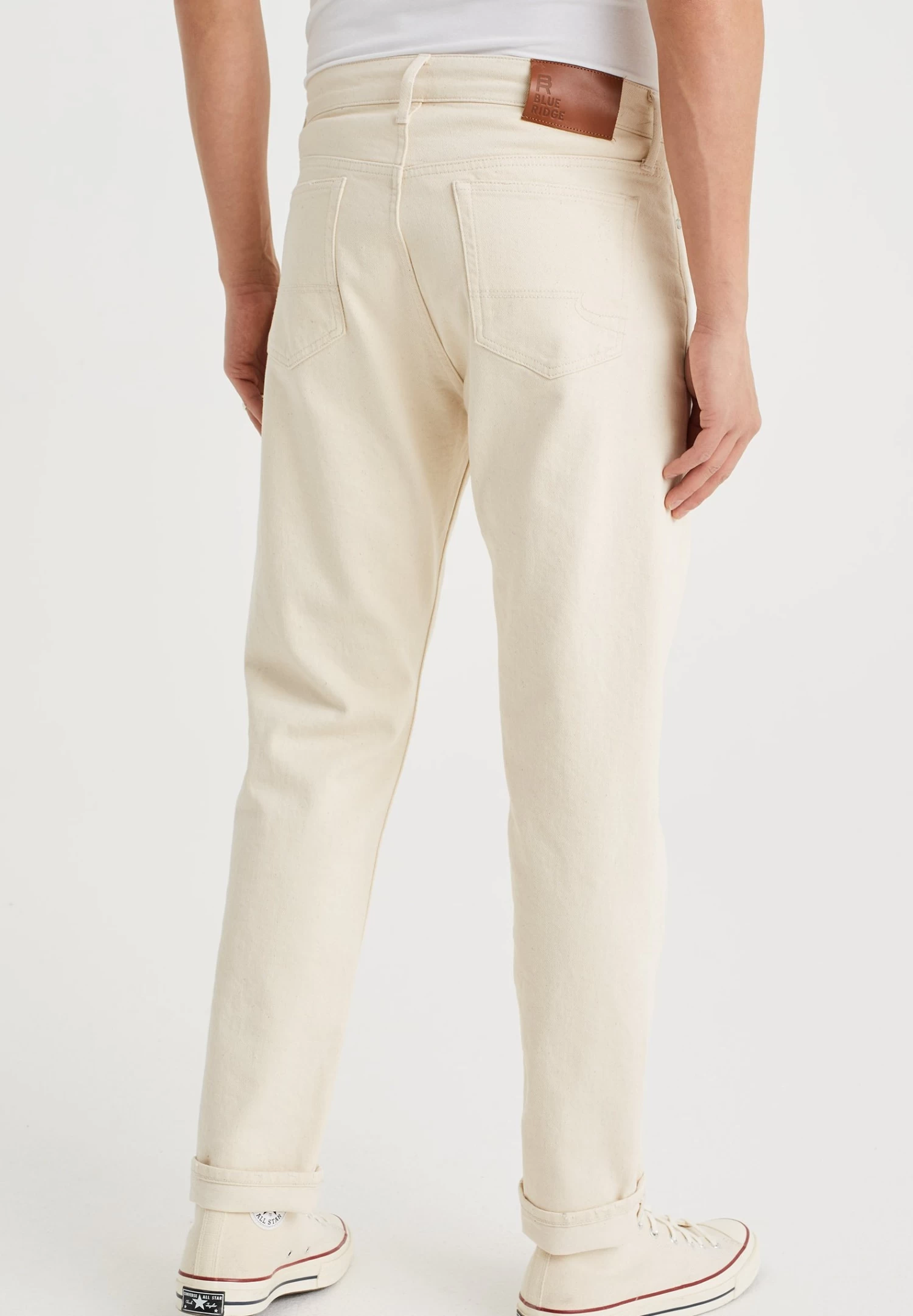 WE FASHION Met Stretch - Jeans Tapered Fit - White - Afbeelding 3