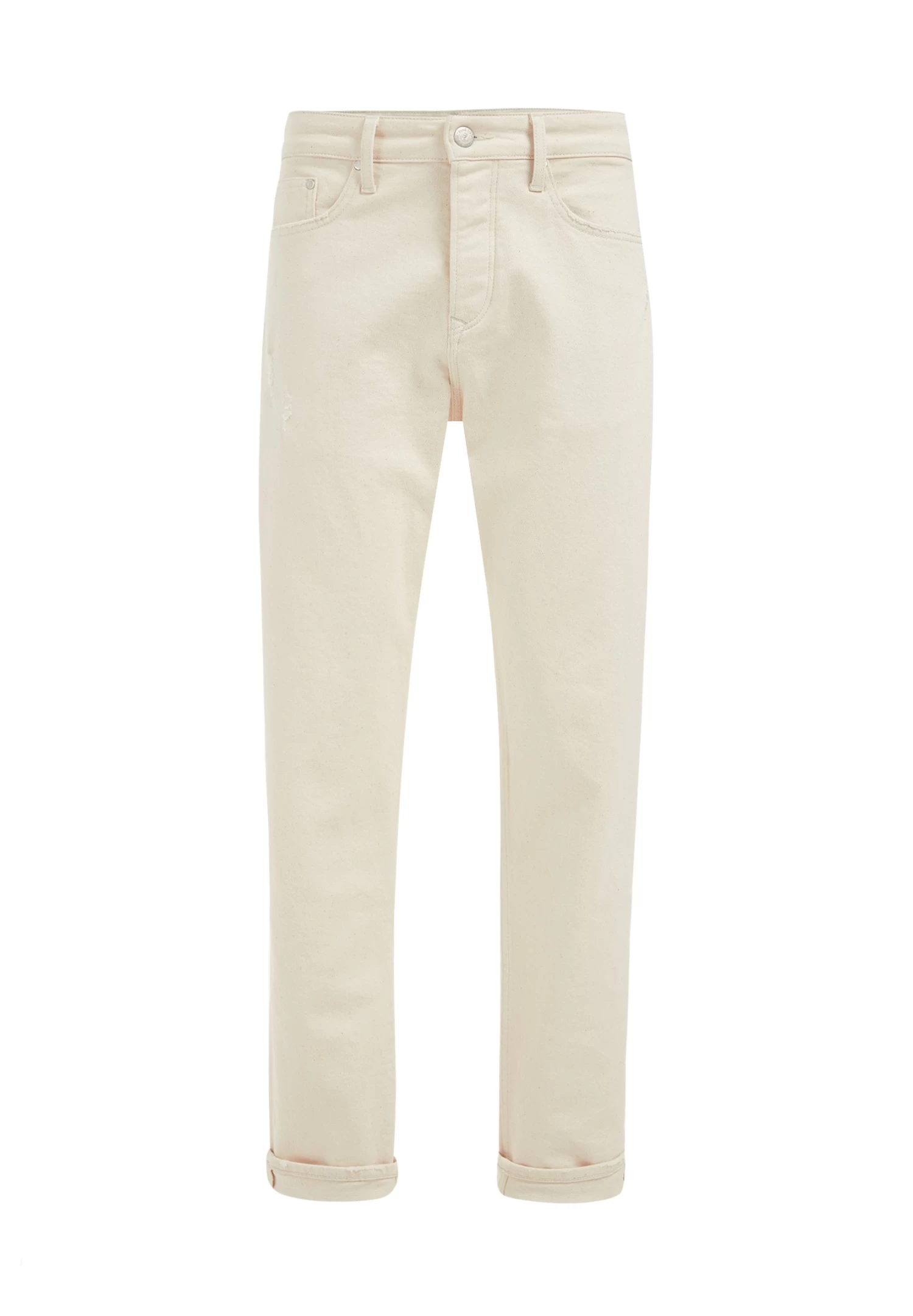WE FASHION Met Stretch - Jeans Tapered Fit - White - Afbeelding 6