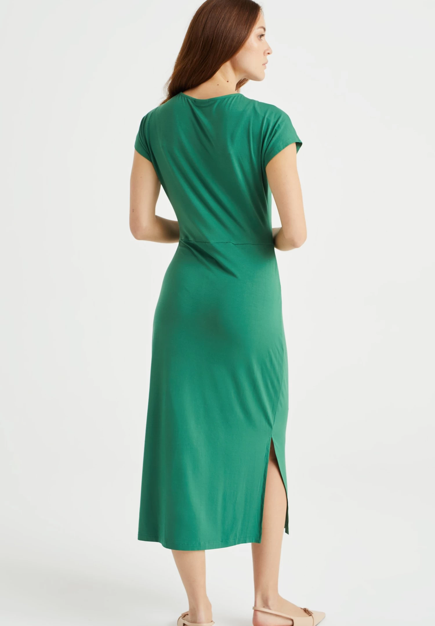 WE FASHION Met Plooidetail - Jurk - Green - Afbeelding 2