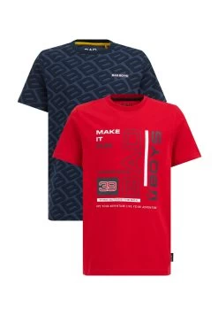 WE FASHION 2Pack - T-Shirt Print - Blue Red