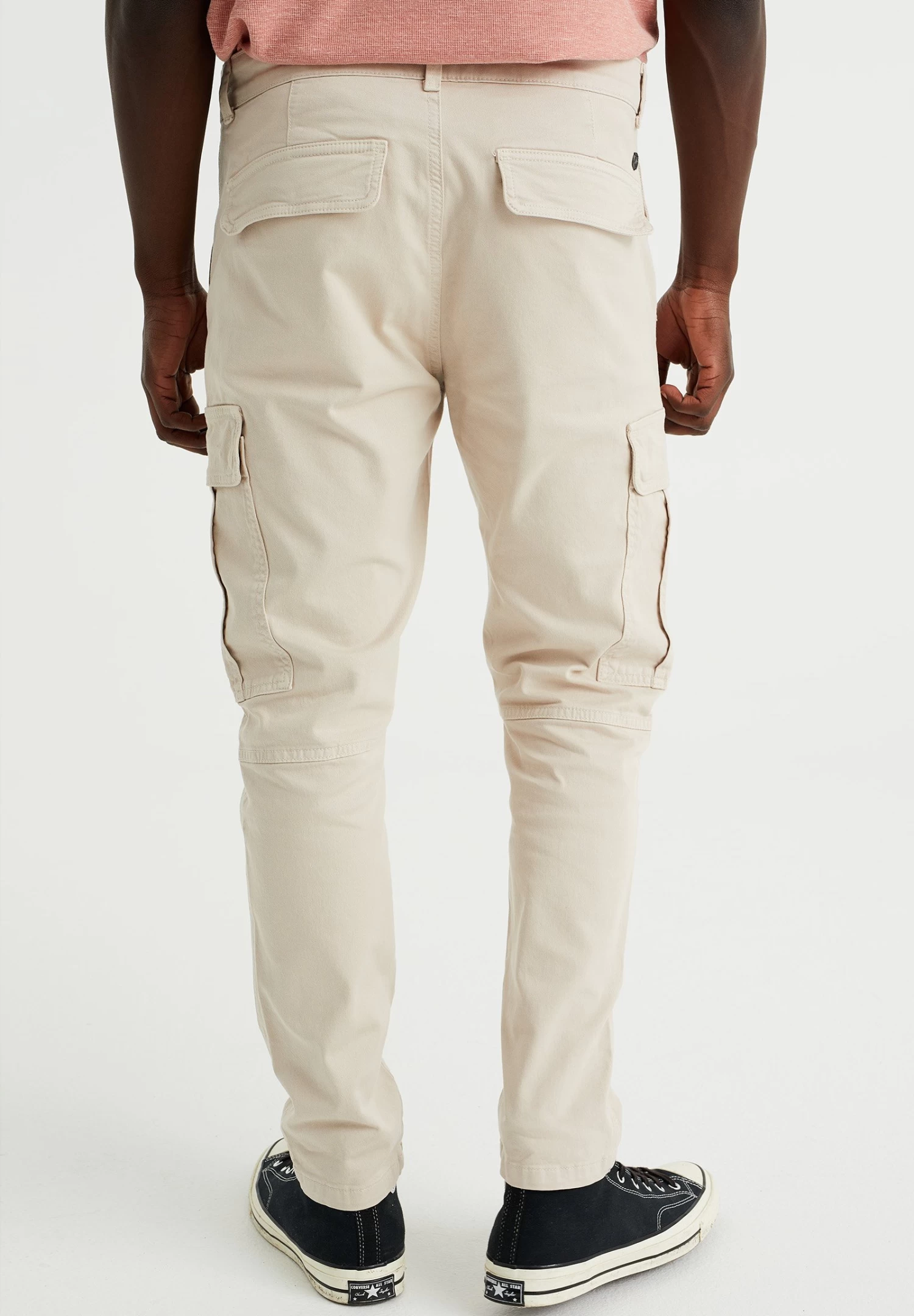 WE FASHION Tapered Fit Broek - Cargobroek - Beige - Afbeelding 3