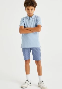 WE FASHION Met Dessin - Shorts - Blue