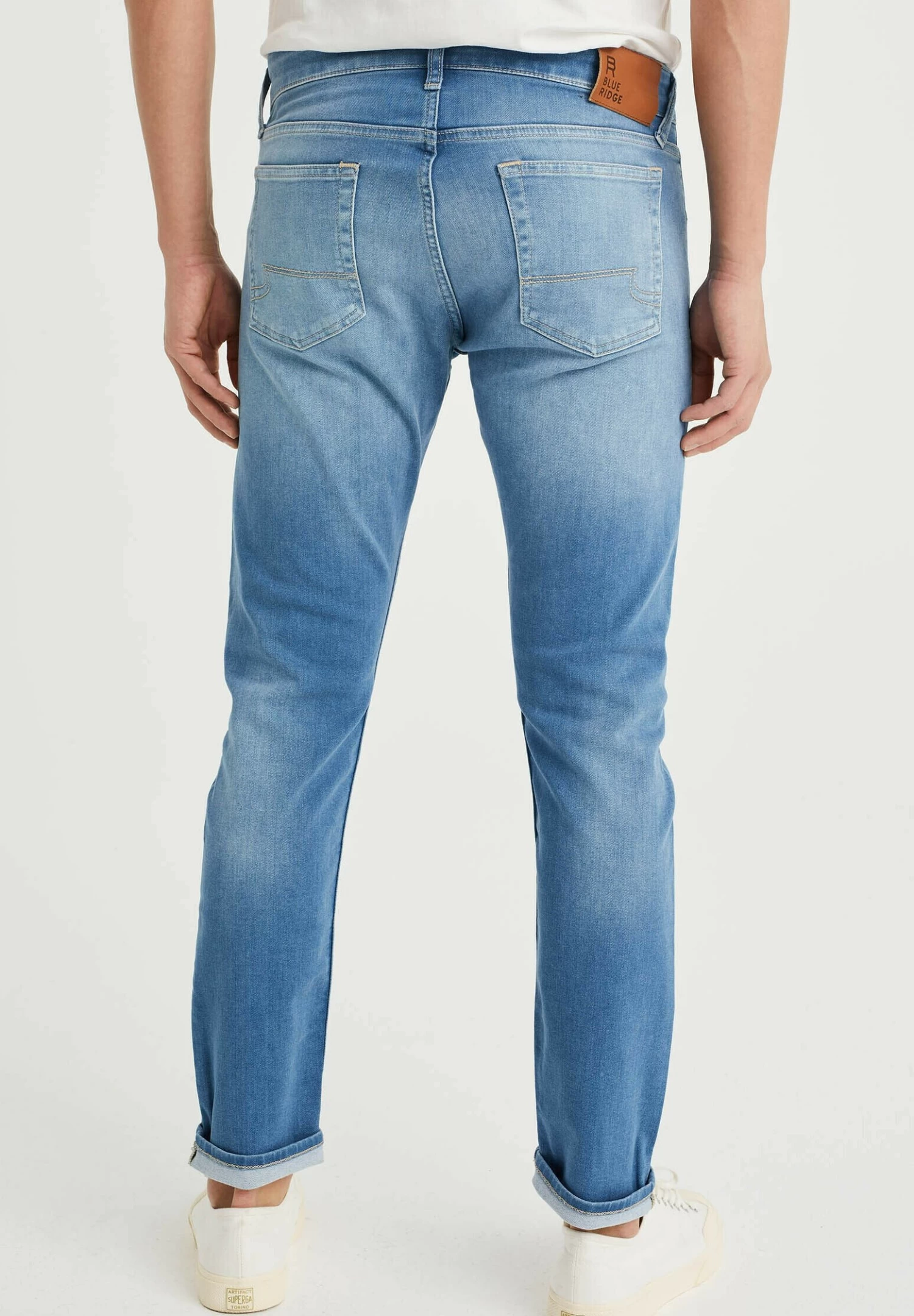 WE FASHION Van Jog - Slim Fit Jeans - Blue - Afbeelding 3