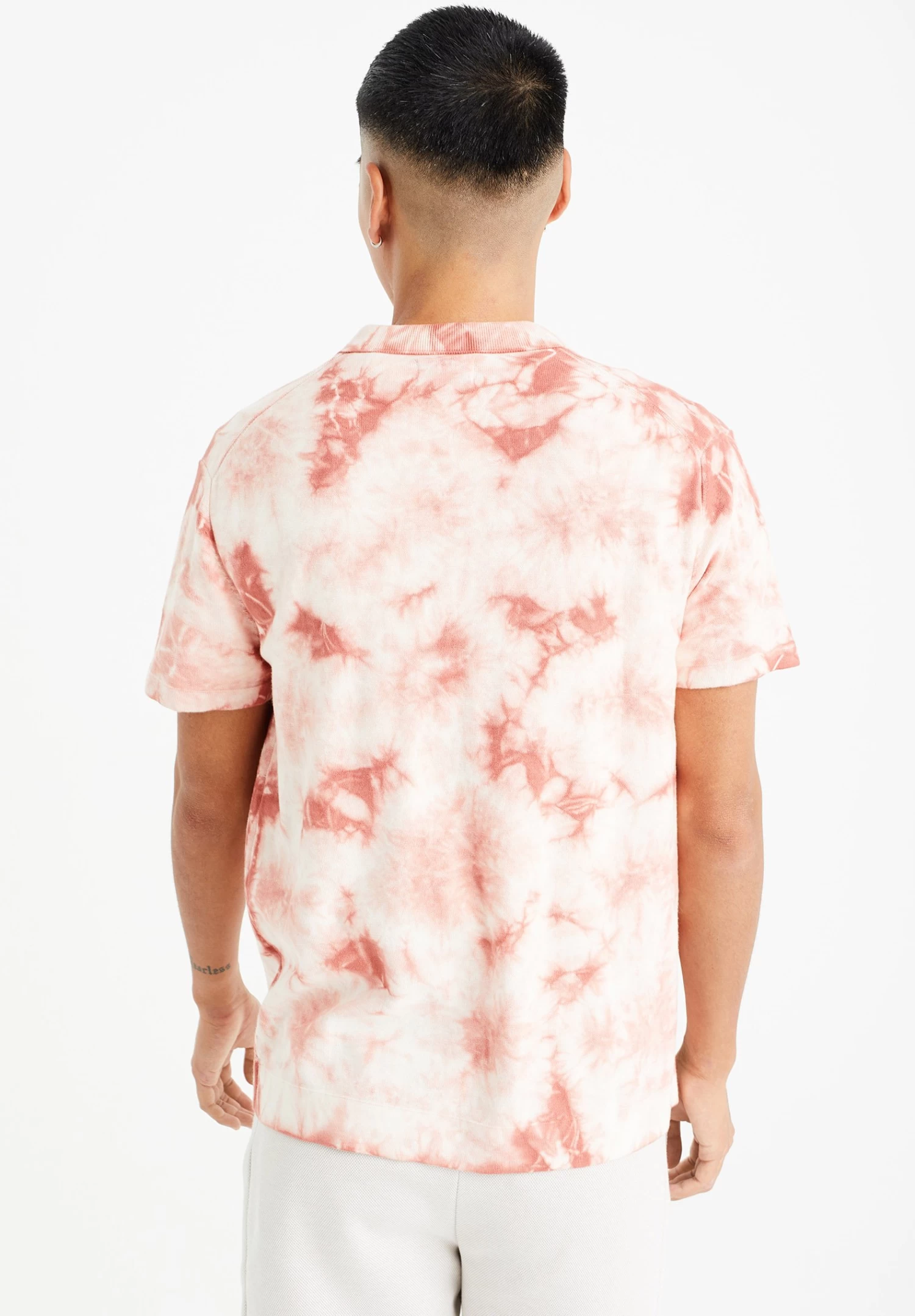 WE FASHION Met Tie-Dye Dessin - Overhemd - Pink - Afbeelding 3