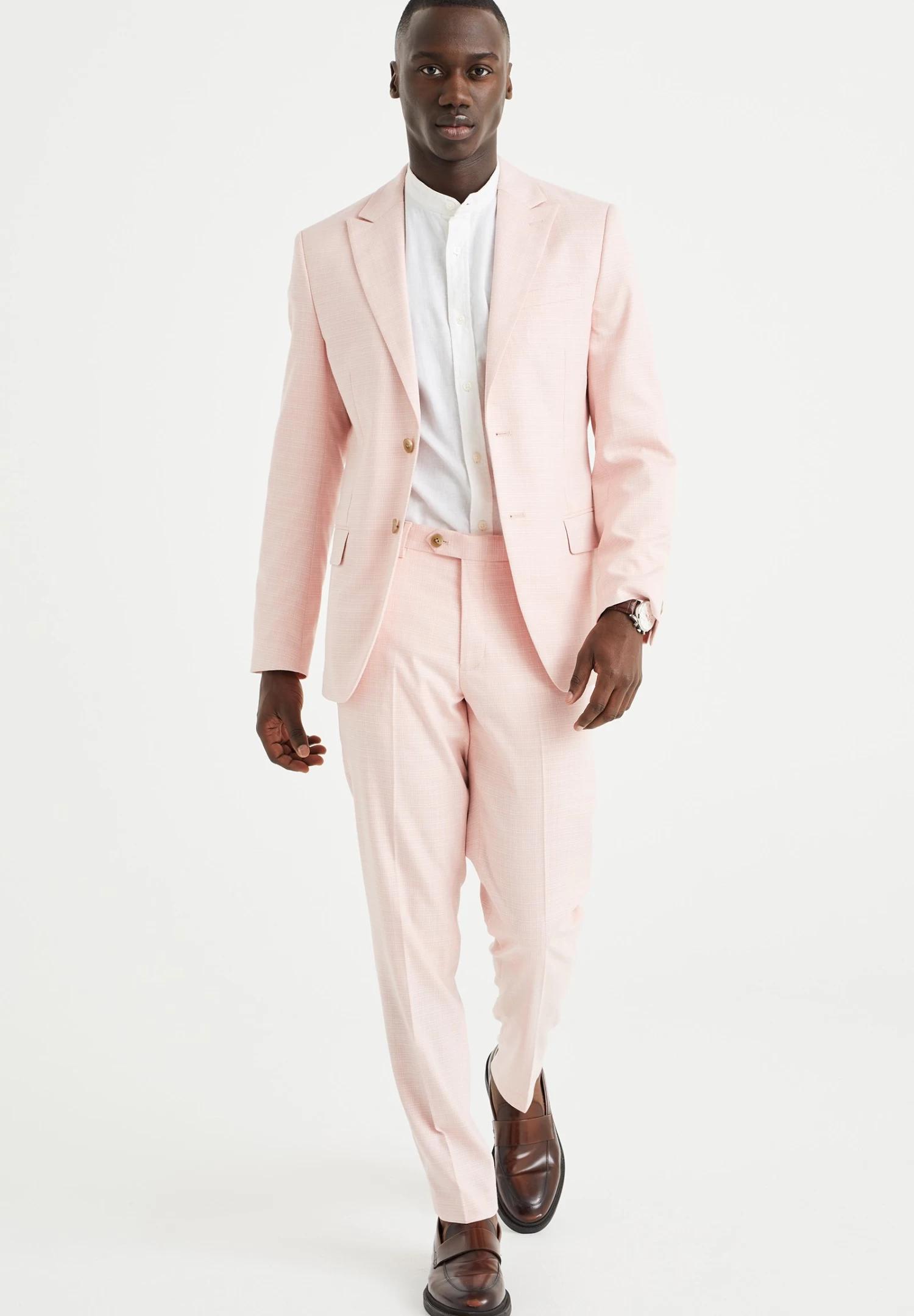 WE FASHION Slim Fit Met Dessin - Broek - Pink - Afbeelding 2