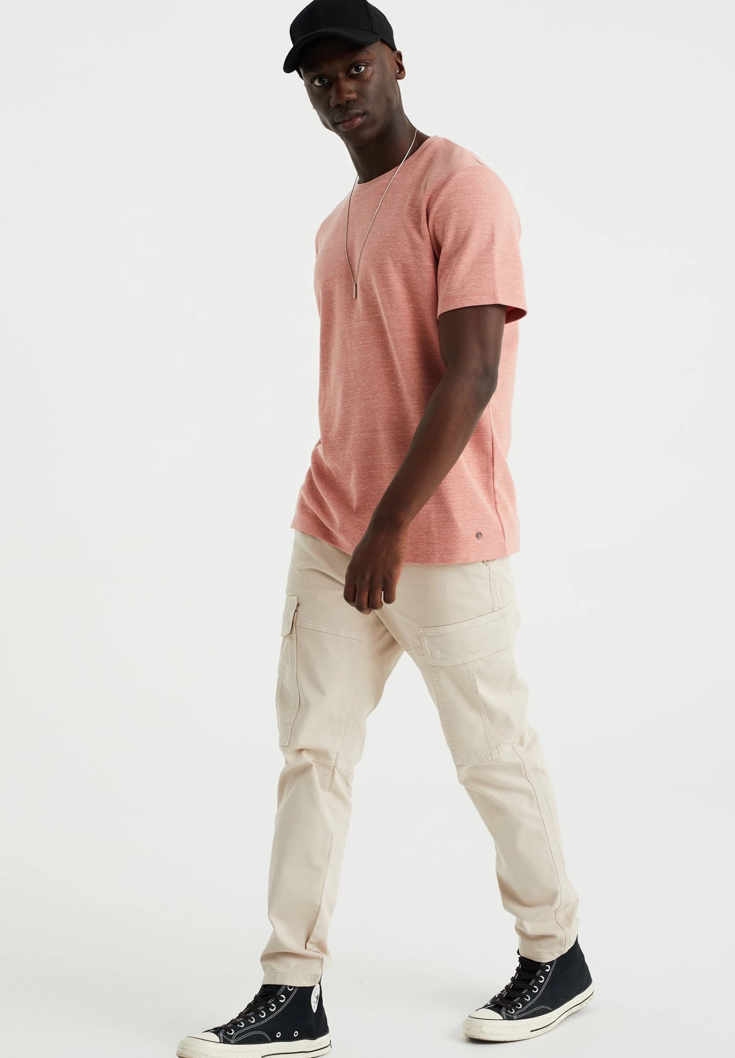 WE FASHION Tapered Fit Broek - Cargobroek - Beige - Afbeelding 2