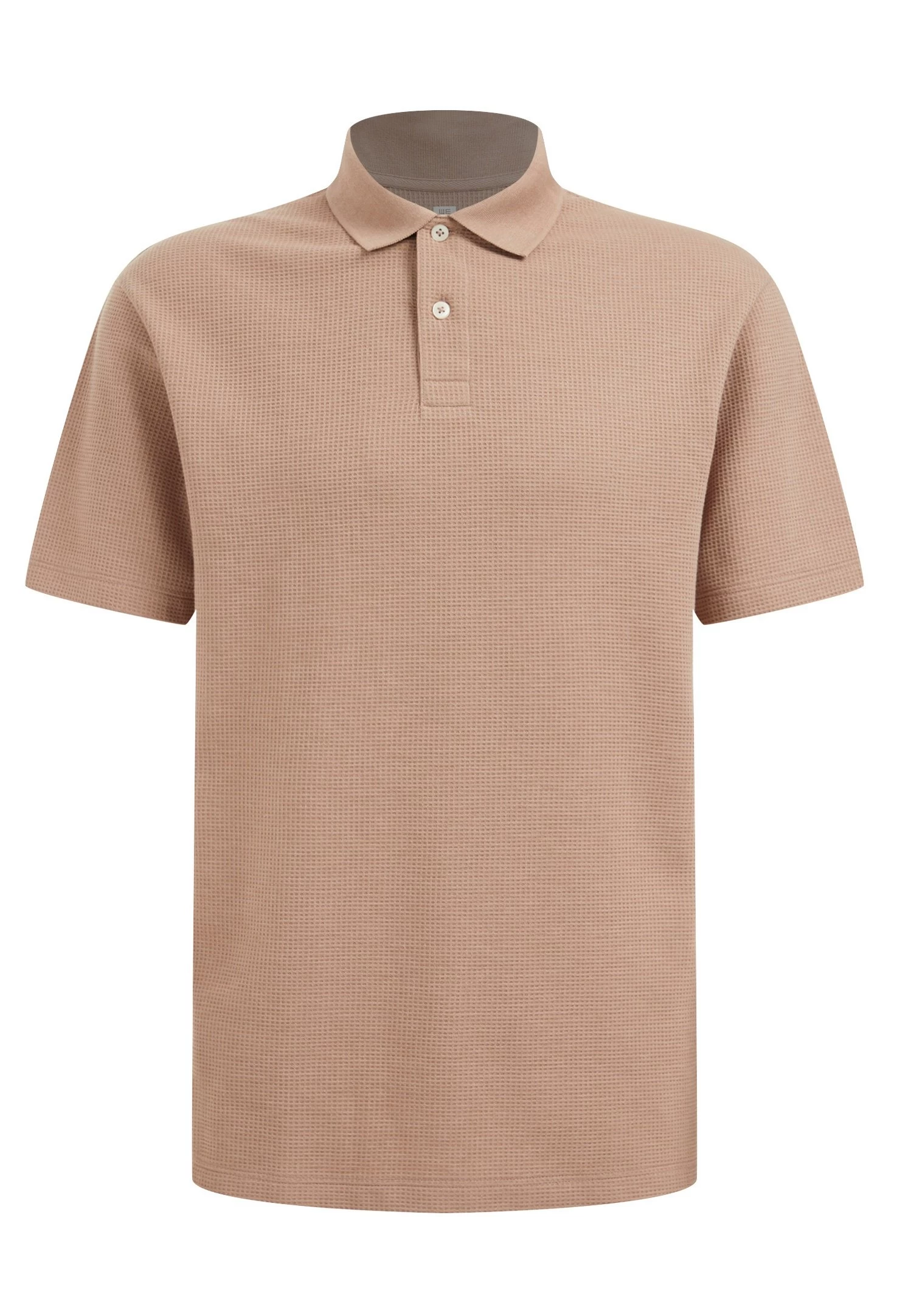 WE FASHION Met Structuur - Poloshirt - Brown - Afbeelding 5
