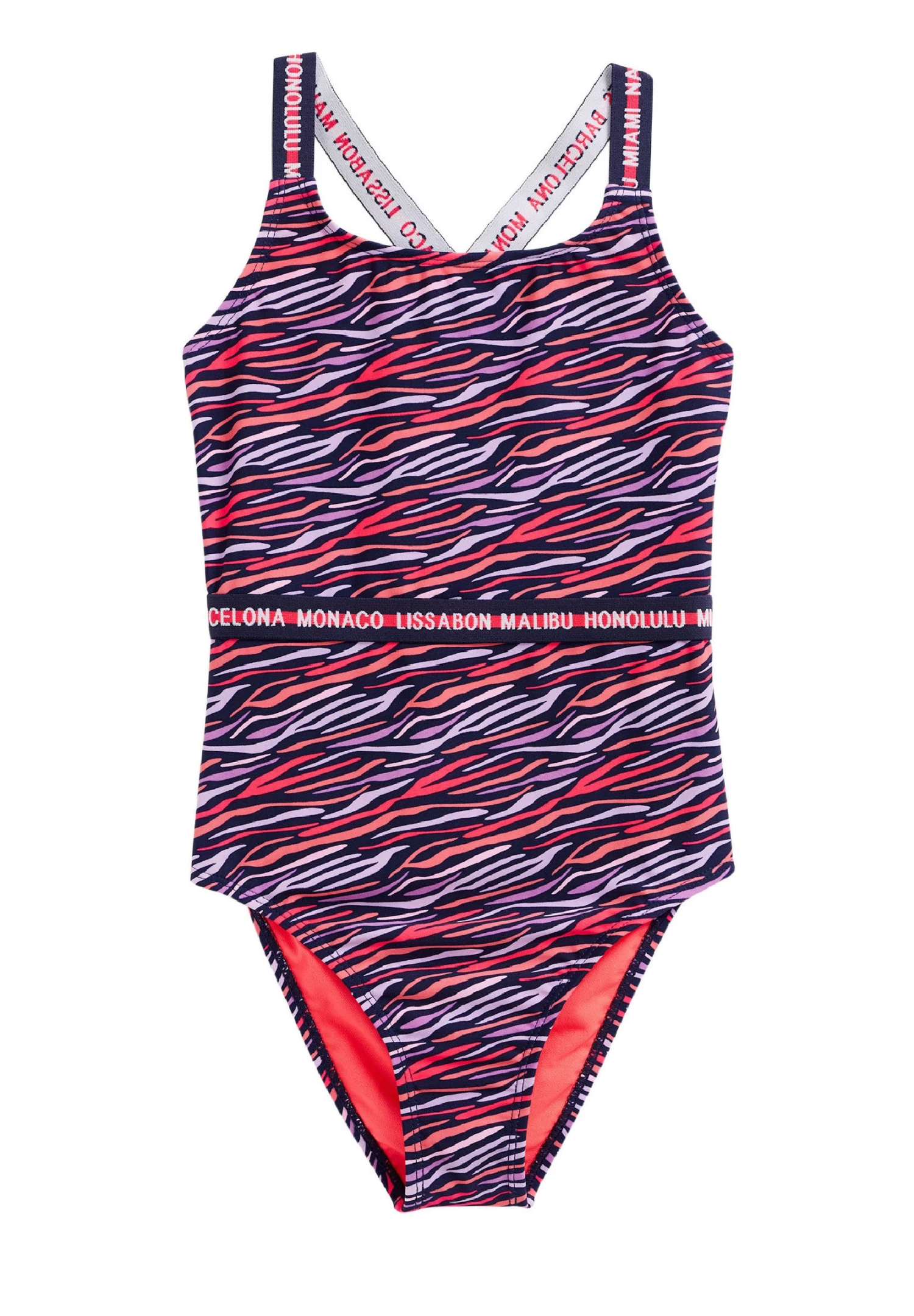 WE FASHION Met Dessin - Badpak - Blau