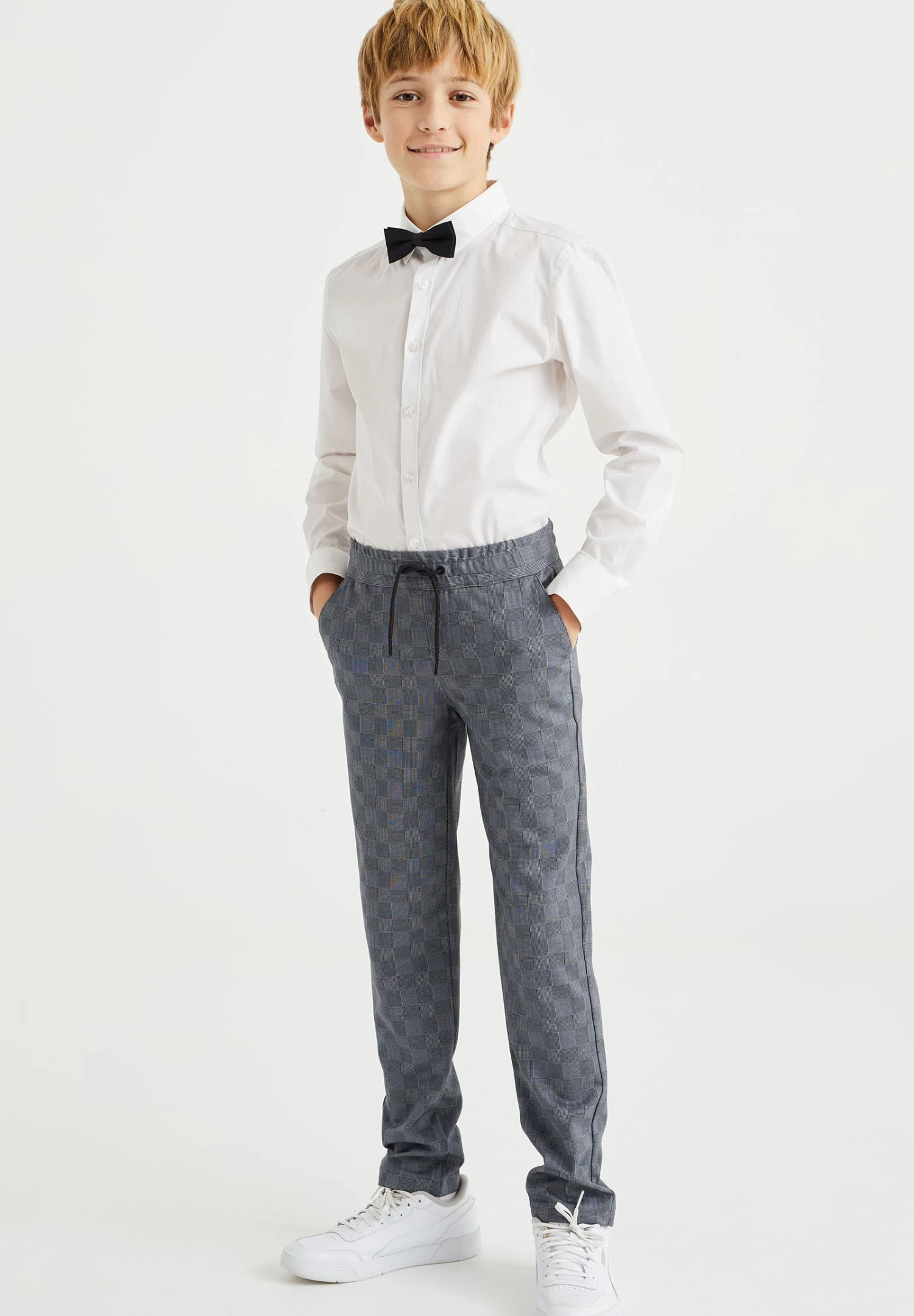 WE FASHION Slim Fit Met Stretch - Broek - Grey - Afbeelding 2