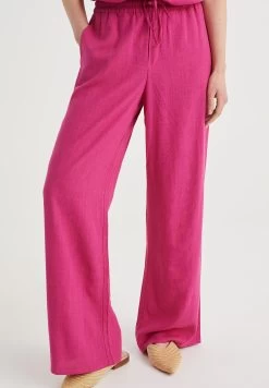WE FASHION Relaxed Fit Van Mix - Broek - Pink