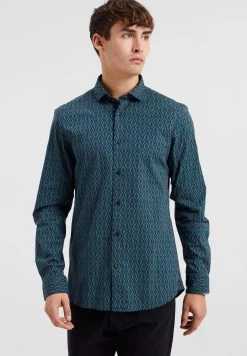 WE FASHION Met Dessin - Overhemd - Blue