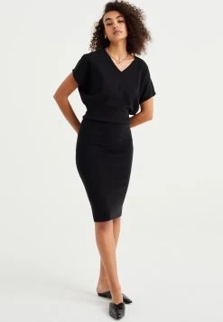 WE FASHION Etui-Jurk - Black