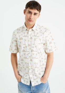 WE FASHION Met Dessin - Overhemd - White