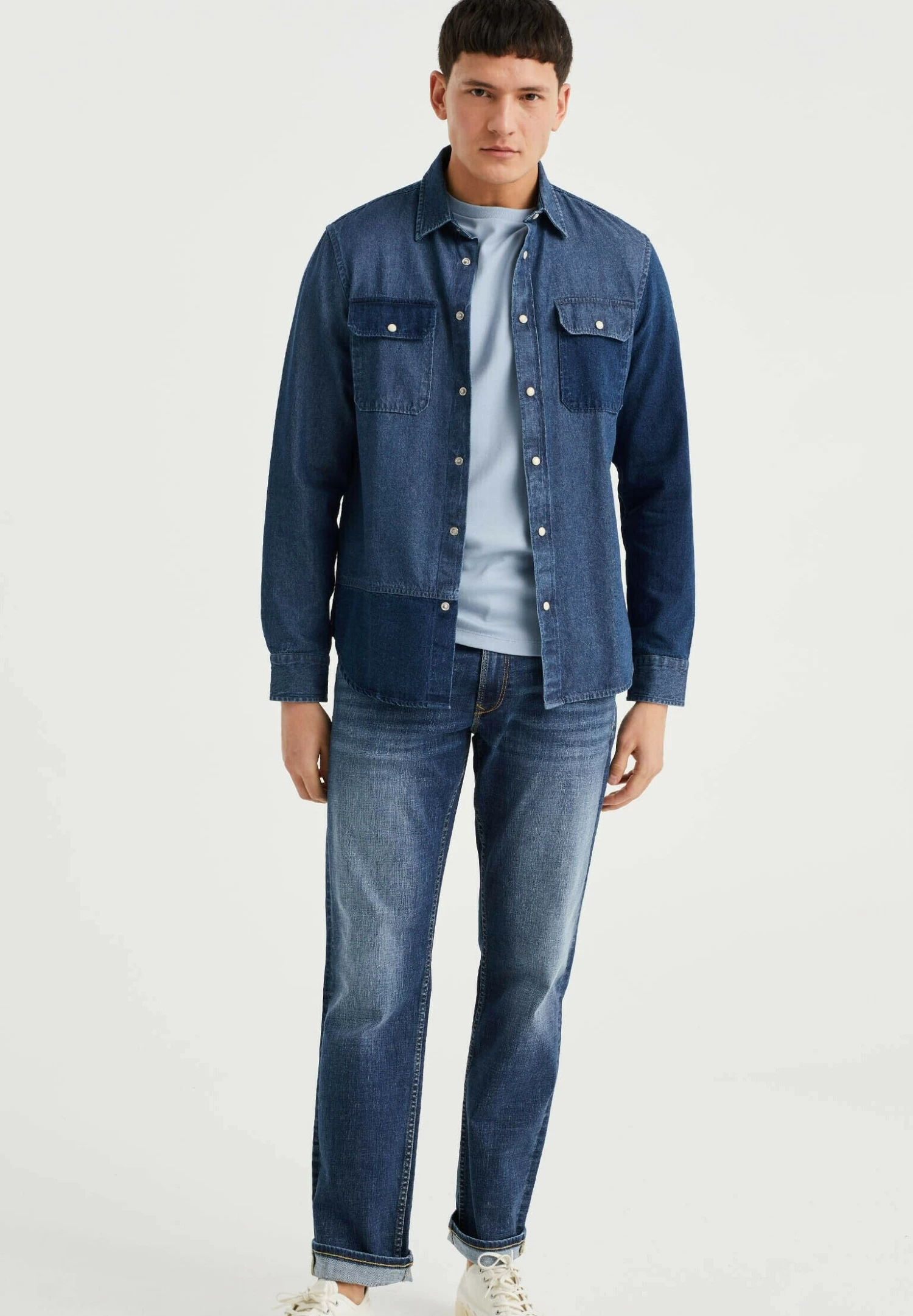 WE FASHION Met Stretch - Straight Leg Jeans - Blue - Afbeelding 2