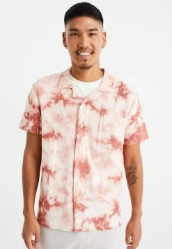 WE FASHION Met Tie-Dye Dessin - Overhemd - Pink