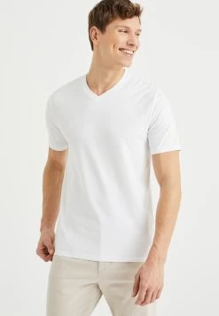 WE FASHION Basic - T-Shirt Basic - White